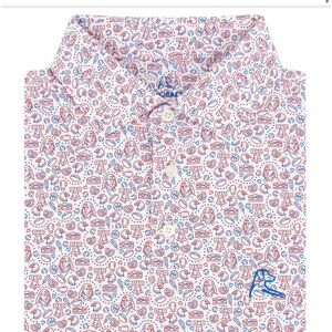 Rhoback “The Jawn” performance golf polo shirt.